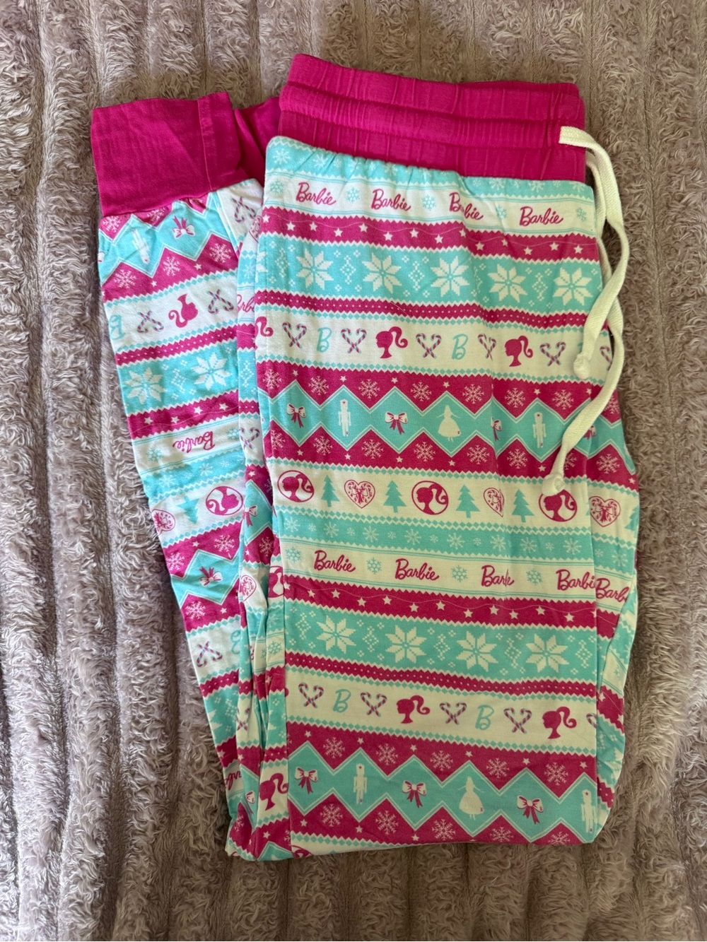 Barbie and prickly pastures women’s pajama pants